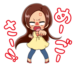 Japanese okinawa girl ver sticker #1311754