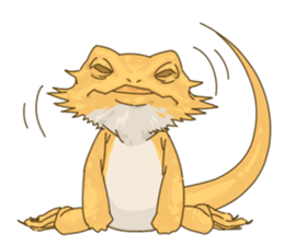 The Pogona vitticeps sticker #1313144