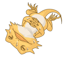 The Pogona vitticeps sticker #1313151