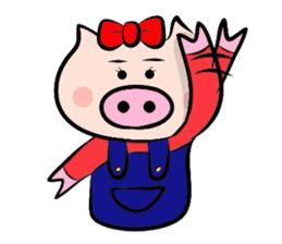 Couple of the pig 2 sticker #1313994