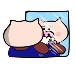 Couple of the pig 2 sticker #1313995