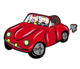 Couple of the pig 2 sticker #1313999