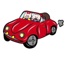 Couple of the pig 2 sticker #1313999