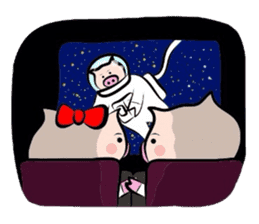 Couple of the pig 2 sticker #1314000