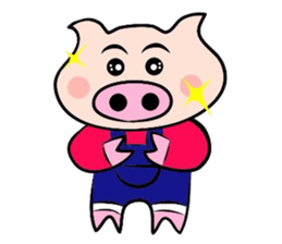 Couple of the pig 2 sticker #1314004