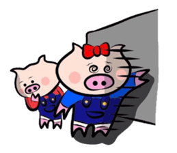 Couple of the pig 2 sticker #1314007