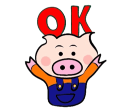 Couple of the pig 2 sticker #1314010