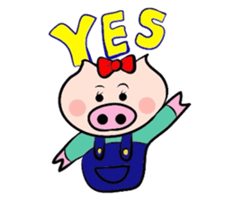 Couple of the pig 2 sticker #1314012