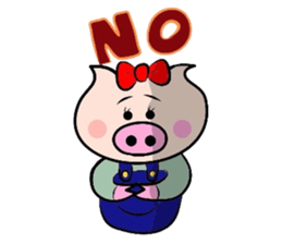 Couple of the pig 2 sticker #1314013