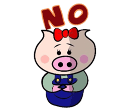 Couple of the pig 2 sticker #1314013