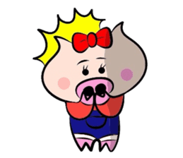 Couple of the pig 2 sticker #1314015