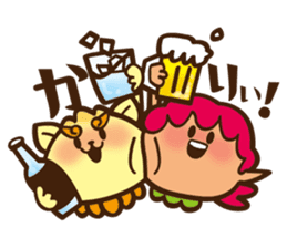 Okinawa!Gajumaru and Shishimaru sticker #1314680