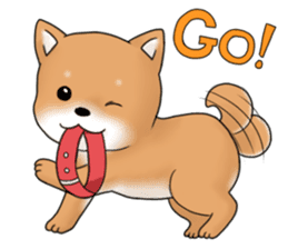 mame shiba sticker #1314844