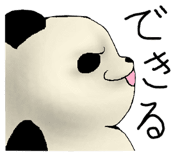 Chivalrous spirit of panda sticker #1315315