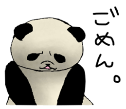 Chivalrous spirit of panda sticker #1315318