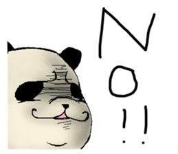Chivalrous spirit of panda sticker #1315327