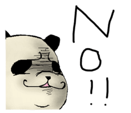 Chivalrous spirit of panda sticker #1315327