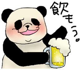 Chivalrous spirit of panda sticker #1315332
