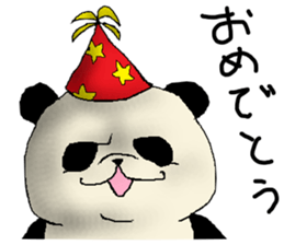 Chivalrous spirit of panda sticker #1315334