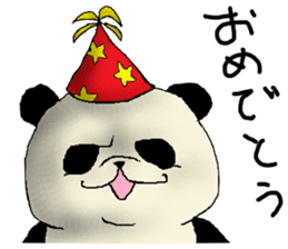 Chivalrous spirit of panda sticker #1315334