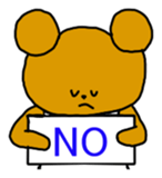 Gymnastics Kumazou Japanese version sticker #1315474