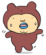 Costume life bear person of the bear sticker #1315863