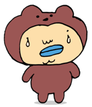 Costume life bear person of the bear sticker #1315864