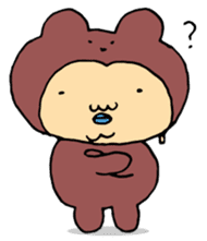 Costume life bear person of the bear sticker #1315866