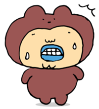 Costume life bear person of the bear sticker #1315867