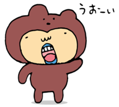 Costume life bear person of the bear sticker #1315868