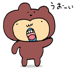 Costume life bear person of the bear sticker #1315868