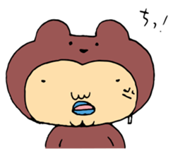 Costume life bear person of the bear sticker #1315871