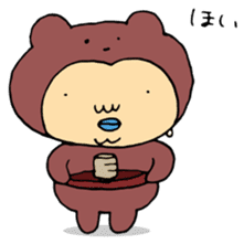 Costume life bear person of the bear sticker #1315877