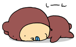 Costume life bear person of the bear sticker #1315881