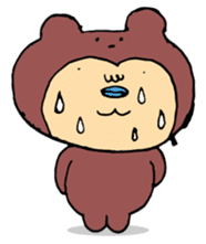 Costume life bear person of the bear sticker #1315892