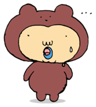 Costume life bear person of the bear sticker #1315893