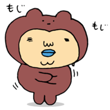 Costume life bear person of the bear sticker #1315895