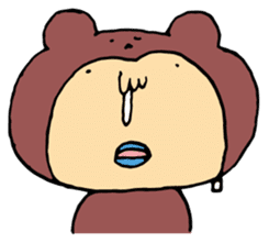 Costume life bear person of the bear sticker #1315896