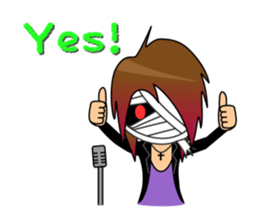 Mummy's band sticker sticker #1315971