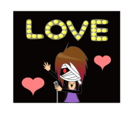 Mummy's band sticker sticker #1315974