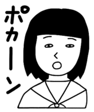Japanese High School GIRL sticker #1316066