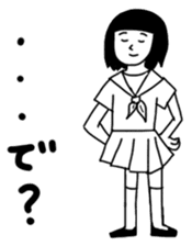 Japanese High School GIRL sticker #1316070