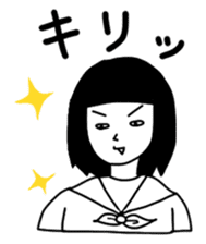 Japanese High School GIRL sticker #1316090