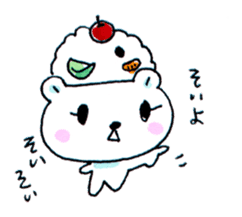 Kagoshima Shirokuma-don w/o white border sticker #1316259