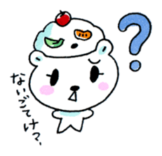 Kagoshima Shirokuma-don w/o white border sticker #1316276