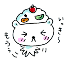 Kagoshima Shirokuma-don w/o white border sticker #1316279