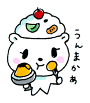 Kagoshima Shirokuma-don w/o white border sticker #1316280