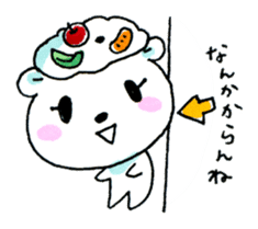 Kagoshima Shirokuma-don w/o white border sticker #1316281