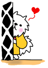 Cute Japanese dog sticker #1316480