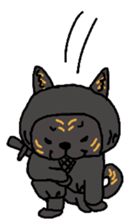 Cute Japanese dog sticker #1316489